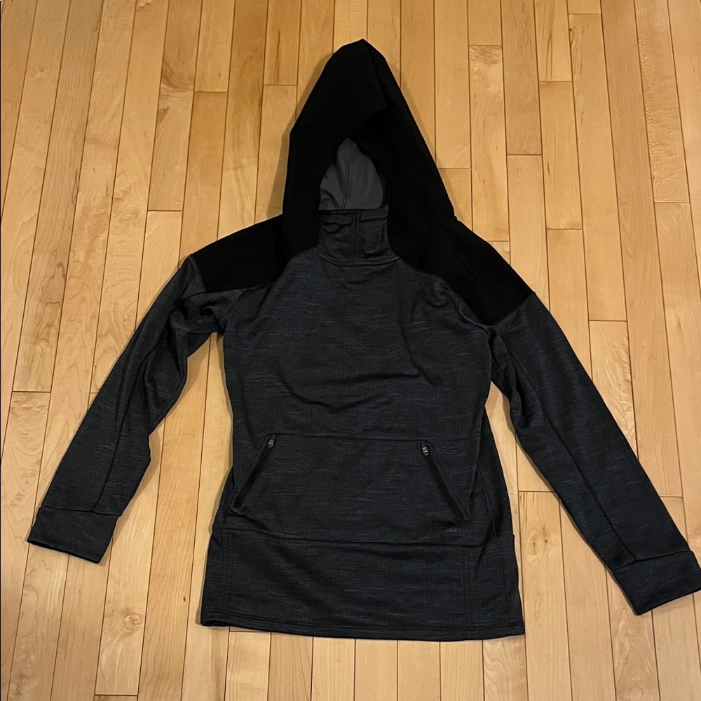 The North Face Black and Gray Hoodie Jacket Womens Size Small